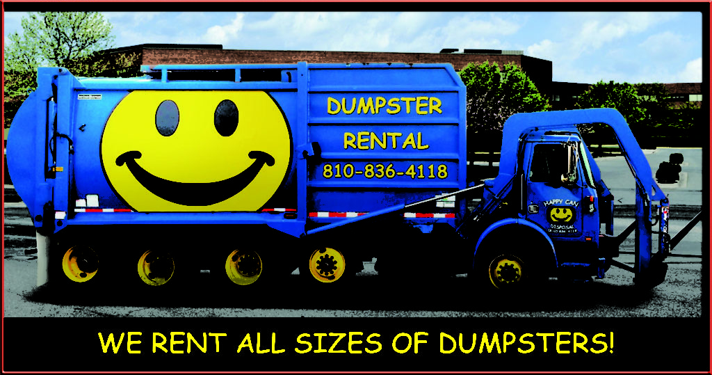 Happy-Cans-Waste-Disposal-Flint-MI-Happy-Can-Truck | Happy Can Disposal