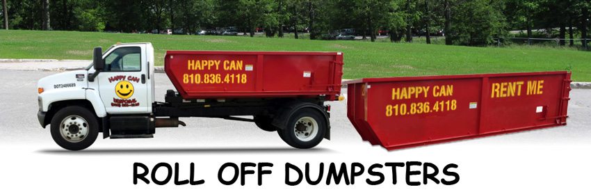Happy-Cans-Waste-Disposal-Flint-MI-Roll-Off-dumpsters-trash-waste-pickup Happy Can is located in Flint, Michigan, and provides Commercial and Residential disposal needs throughout Genesee County and surrounding areas including Atlas, Burton, Clio, Davison, Fenton, Flint, Flushing, Gaines, Genesee, Grand Blanc, Lennon, Linden, Montrose, Mount Morris, Swartz Creek.